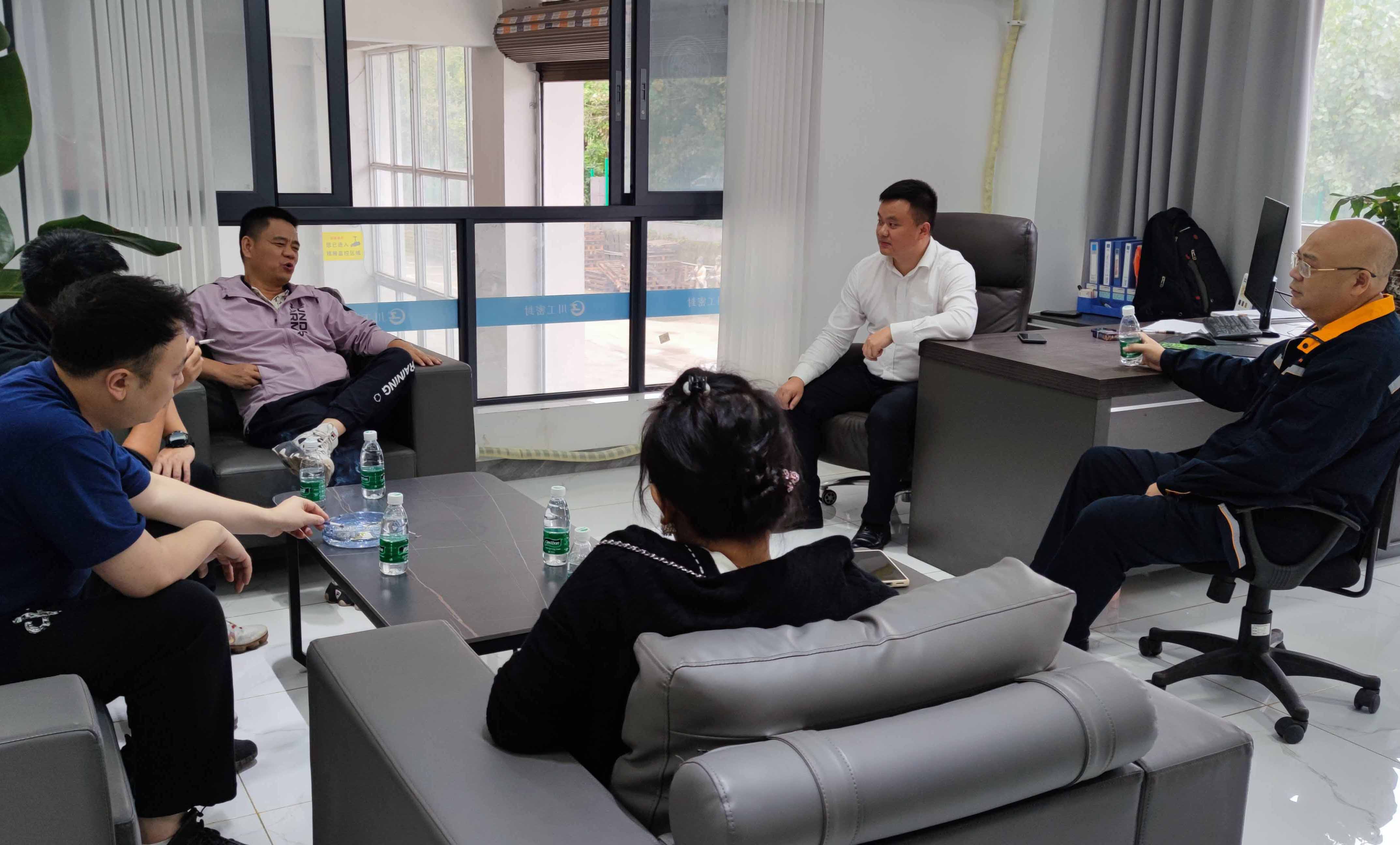 曹妃甸中國鋁業分公司領導蒞臨我公司考察